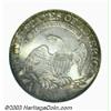 Image 4 : 1824 50C MS64 ICG. O-105, R.2. Undoubtedly one of the finest survivors of this die marriage, this...