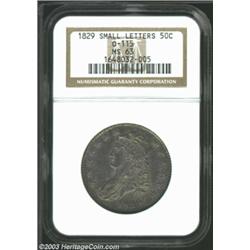 1829 50C MS63 NGC....