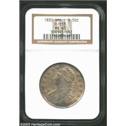 1830 50C Small 0 MS63 NGC....