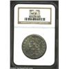 Image 1 : 1831 50C MS61 NGC. O-111, R.1. Fully lustrous beneath alternating shades of golden-violet and aqu...