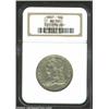 Image 1 : 1837 50C AU58 NGC. Original silver-gray surfaces with some of the normal weakness at the margins....