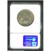 Image 2 : 1837 50C AU58 NGC. Original silver-gray surfaces with some of the normal weakness at the margins....