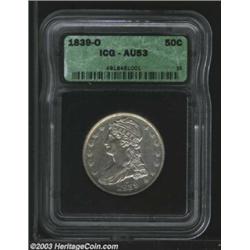 1839-O 50C AU53 ICG....