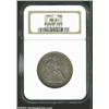 Image 3 : 1857 50C MS65 NGC....
