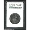 Image 1 : 1871-CC 50C --Cleaned--ANACS. XF Details, Net VF30. The fields have murky mauve patina, while the...