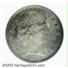 Image 3 : 1898 50C PR67 PCGS. Mottled lavender-gray patina dominates this coin's outward appearance, but th...