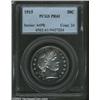 Image 1 : 1915 50C PR61 PCGS. Noticeable hairlines account for the grade of this still-deeply mirrored proo...