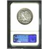 Image 2 : 1917-D 50C Obverse MS62 NGC. Well struck with smooth, satiny fields. Some scattered gray color ha...