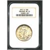 Image 1 : 1917-D 50C Obverse MS64 NGC....