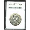 Image 1 : 1933-S 50C MS63 ANACS. A pleasing specimen with impressive luster and a very sharp strike. A coup...