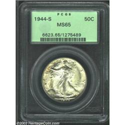 1944-S 50C MS65 PCGS....