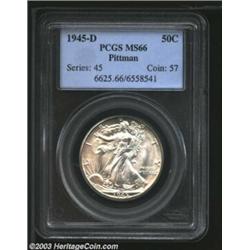 1945-D 50C MS66 PCGS....