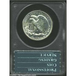 1939 50C PR65 PCGS. A needle-sharp Gem that has wisps of milky tan-gray patina in the fields. A l...
