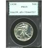 Image 2 : 1939 50C PR65 PCGS. A needle-sharp Gem that has wisps of milky tan-gray patina in the fields. A l...