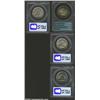 Image 2 : 1949 50C MS63 PCGS, vivid sea-green, ruby-red, and golden-brown patina; <B>1956 MS66 PCGS, lustro...