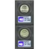 Image 2 : 1950 50C MS65 Full Bell Lines PCGS, the obverse border has freckles of deep golden-brown patina w...