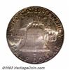 Image 2 : 1950 50C MS66 Full Bell Lines PCGS. The glistening surfaces are fully lustrous beneath an overlay...