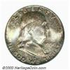 Image 3 : 1950 50C MS66 Full Bell Lines PCGS. The glistening surfaces are fully lustrous beneath an overlay...