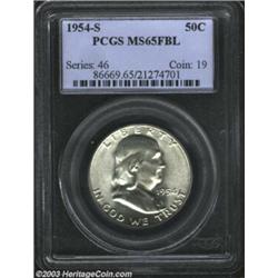 1954-S 50C MS65 Full Bell Lines PCGS....