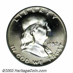 1958 50C PR67 Deep Cameo PCGS. The challenge of locating a PR67 1958 Half with Deep Cameo contras...