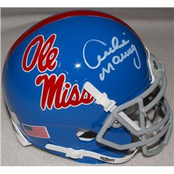 Archie Manning Signed Ole Miss Mini-Helmet (Radtke COA)