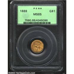 1889 G$1 MS65 PCGS....