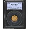 Image 1 : 1873 $2 1/2 Closed 3 MS63 PCGS....