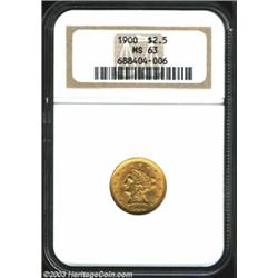 1900 $2 1/2 MS63 NGC....