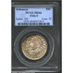 1936-S 50C Arkansas MS66 PCGS....