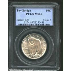 1936-S 50C Bay Bridge MS65 PCGS....