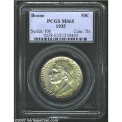 1935 50C Boone MS65 PCGS....