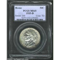 1935-D 50C Boone MS65 PCGS....
