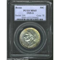 1935-S 50C Boone MS65 PCGS....