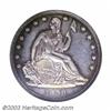 Image 1 : 1838 P50C Seated Liberty Half Dollar, Judd-79a, Pollock-86, R.7, PR63 NGC. Ex: Eliasberg. The obv...