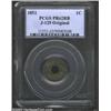 Image 1 : 1851 P1C One Cent, Judd-129 Original, Pollock-153, R.7, PR62 Red and Brown PCGS....