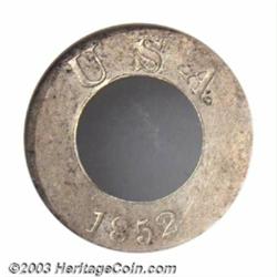 1852 PG$1 Gold Dollar, Judd-138 Thin, Pollock-165, R.7, PR64 NGC....