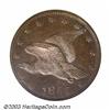 Image 1 : 1855 P1C Flying Eagle Cent, Judd-167 Original, Pollock-193, R.4, MS65 Brown NGC....