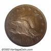 Image 1 : 1855 P1C Flying Eagle Cent, Judd-172, Pollock-198, R.7, PR65 Brown NGC....