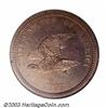 Image 1 : 1858 P1C Flying Eagle Cent, Judd-204, Pollock-248, R.5, PR65 NGC....