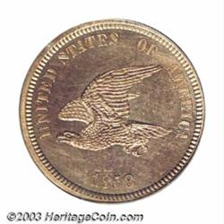 1858 P1C Flying Eagle Cent, Judd-206, Pollock-242, R.5, PR64 PCGS....