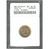 Image 1 : 1859 P1C Indian Cent, Judd-228, Pollock-272, R.1--Cleaned--ANACS. Unc Details, Net AU50....