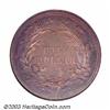 Image 2 : 1859 P50C Half Dollar, Judd-238, Pollock-294, R.5, PR65 Red and Brown NGC....