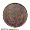 Image 1 : 1866 5C Shield Five Cents, Judd-491, Pollock-578, R.6, PR64 Red and Brown PCGS....