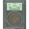 Image 3 : 1867 $20 Twenty Dollar, Judd-604, Pollock-669, R.7, PR65 Red and Brown PCGS. Regular die trials i...