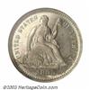 Image 1 : 1868 H10C Half Dime, Judd-638, Pollock-710, R.6-7, PR64 Cameo ANACS....