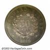 Image 2 : 1869 50C Standard Silver Half Dollar, Judd-754, Pollock-838, R.5-6, PR65 NGC....