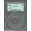 Image 3 : 1870 10C Ten Cents, Judd-833, Pollock-923, R.6-7, PR65 Red and Brown PCGS....