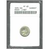 Image 1 : 1870 10C Standard Silver Ten Cents, Judd-867, Pollock-963, R.7, PR63 ANACS....