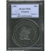 Image 3 : 1795 $1 Flowing Hair, Three Leaves VF20 PCGS. B-5, BB-27. An ideal mid-grade representative that...