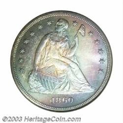1860 $1 PR66 NGC. The Mint experienced considerable difficulty in the late 1850s and early 1860s...